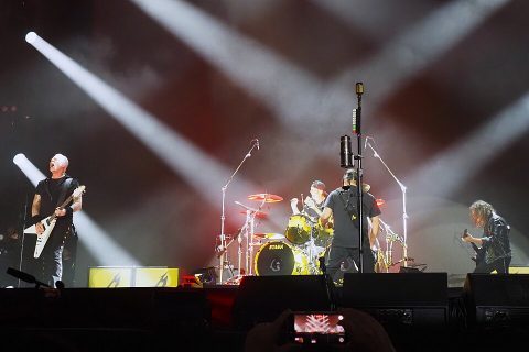 Metallica na koncertě v Melbourne 8. 11. 2025 (M72 World Tour)